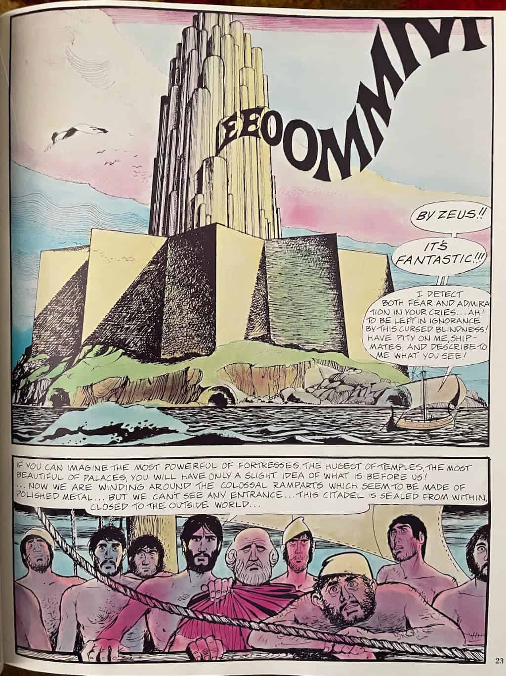 Ulysses and Crew arrive at Island of Aeolus