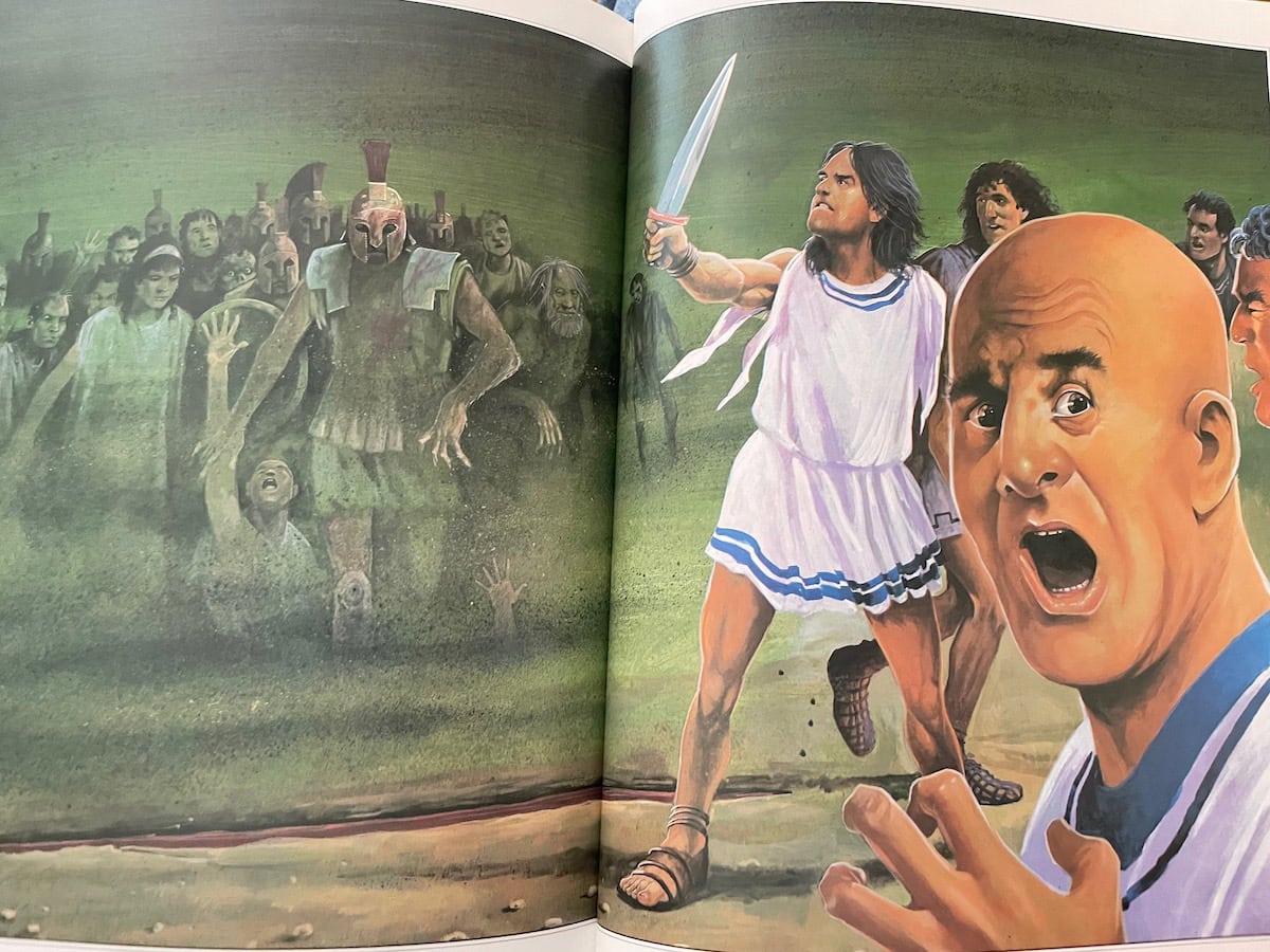Ulysses in the Underworld Double Page Illustration