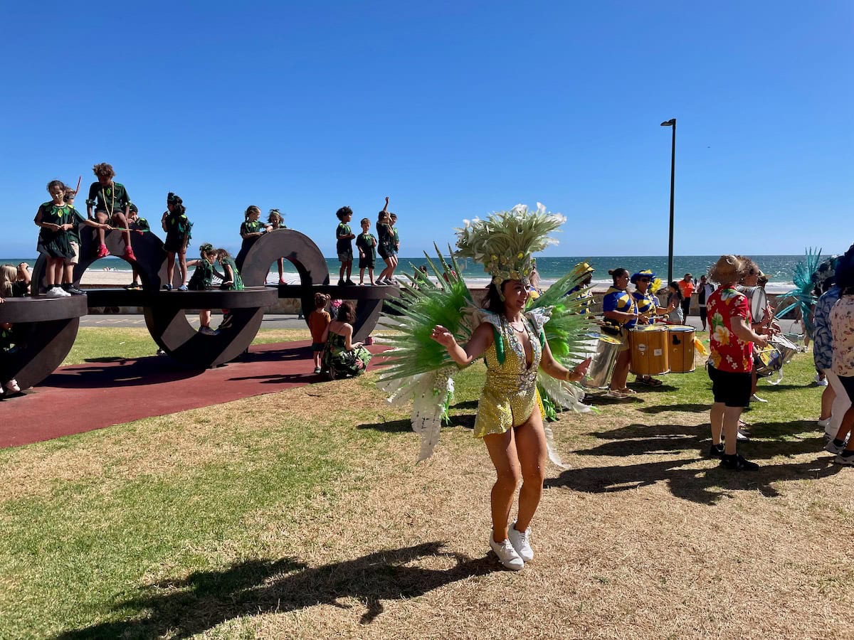 Brazilian Carnival Event Dancer Glenelg Esplanade South Australia