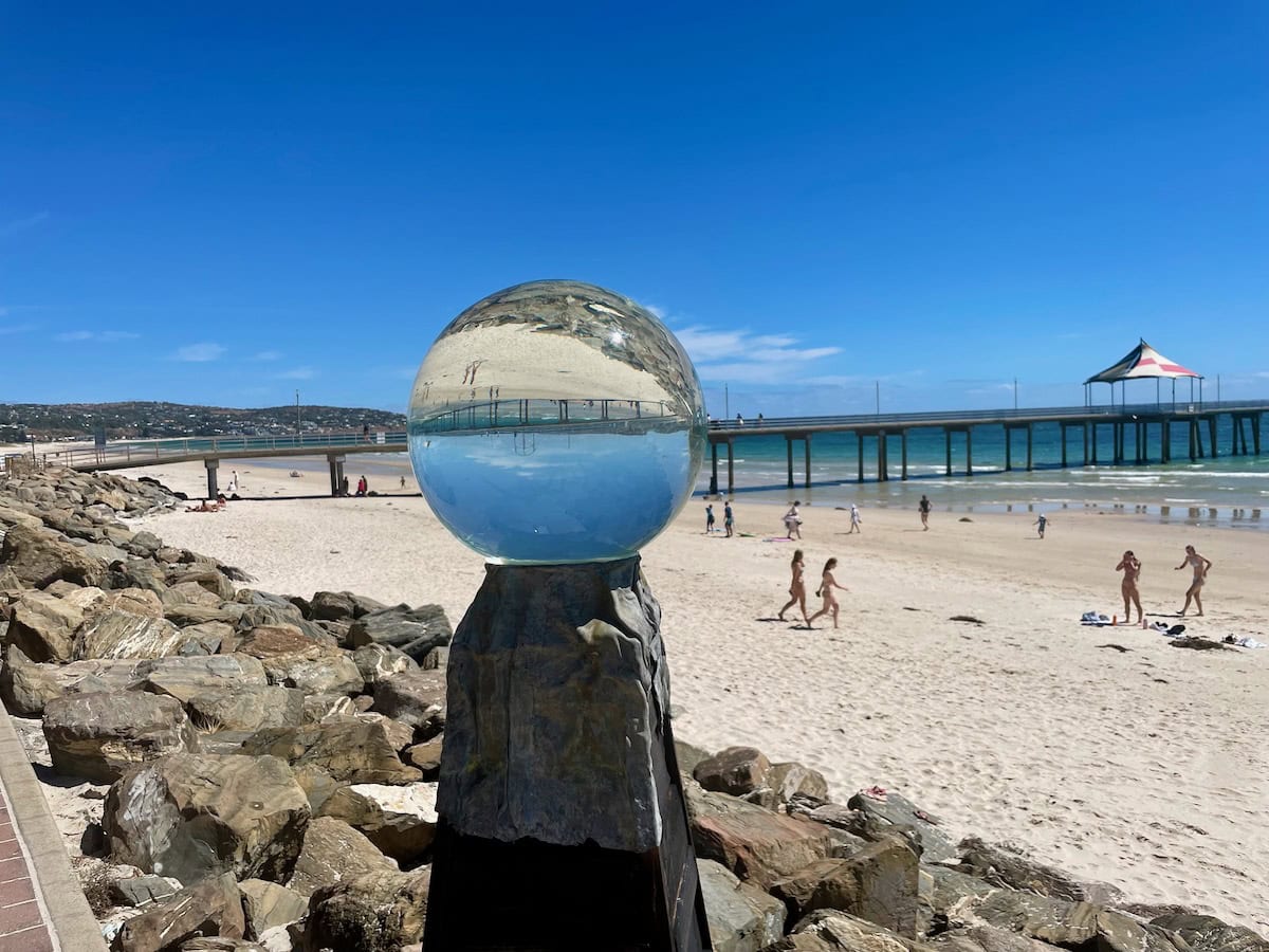 Brighton Jetty Crystal Ball Sculpture