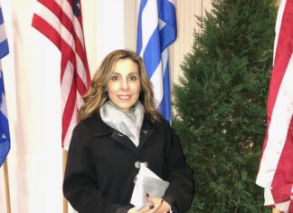 Maria Karamitsos Greek Reporter Author at the White House Greek Independence Celebration 2019