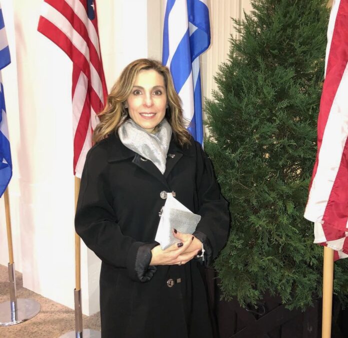 Maria Karamitsos Greek Reporter Author at the White House Greek Independence Celebration 2019