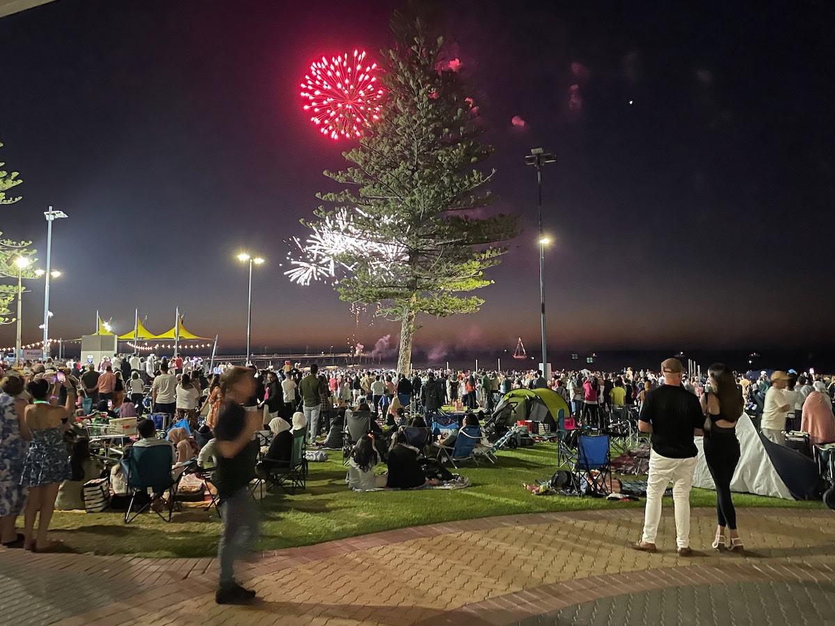 New Years Eve Fireworks Glenelg
