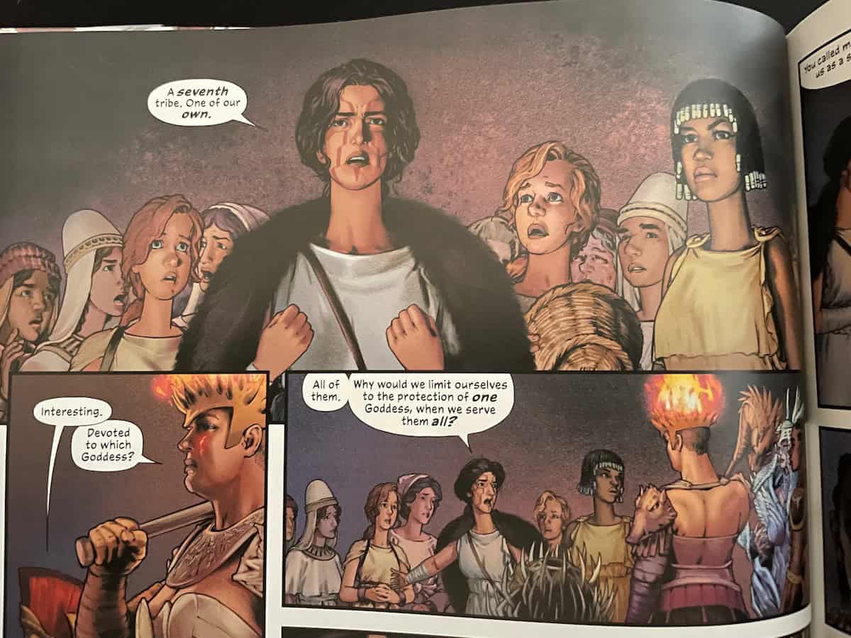 Wonder Woman Historia Hippolyta New Amazon Tribe Creation Scene