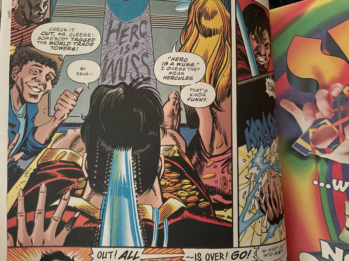 Hercules Mocked Comic Scene