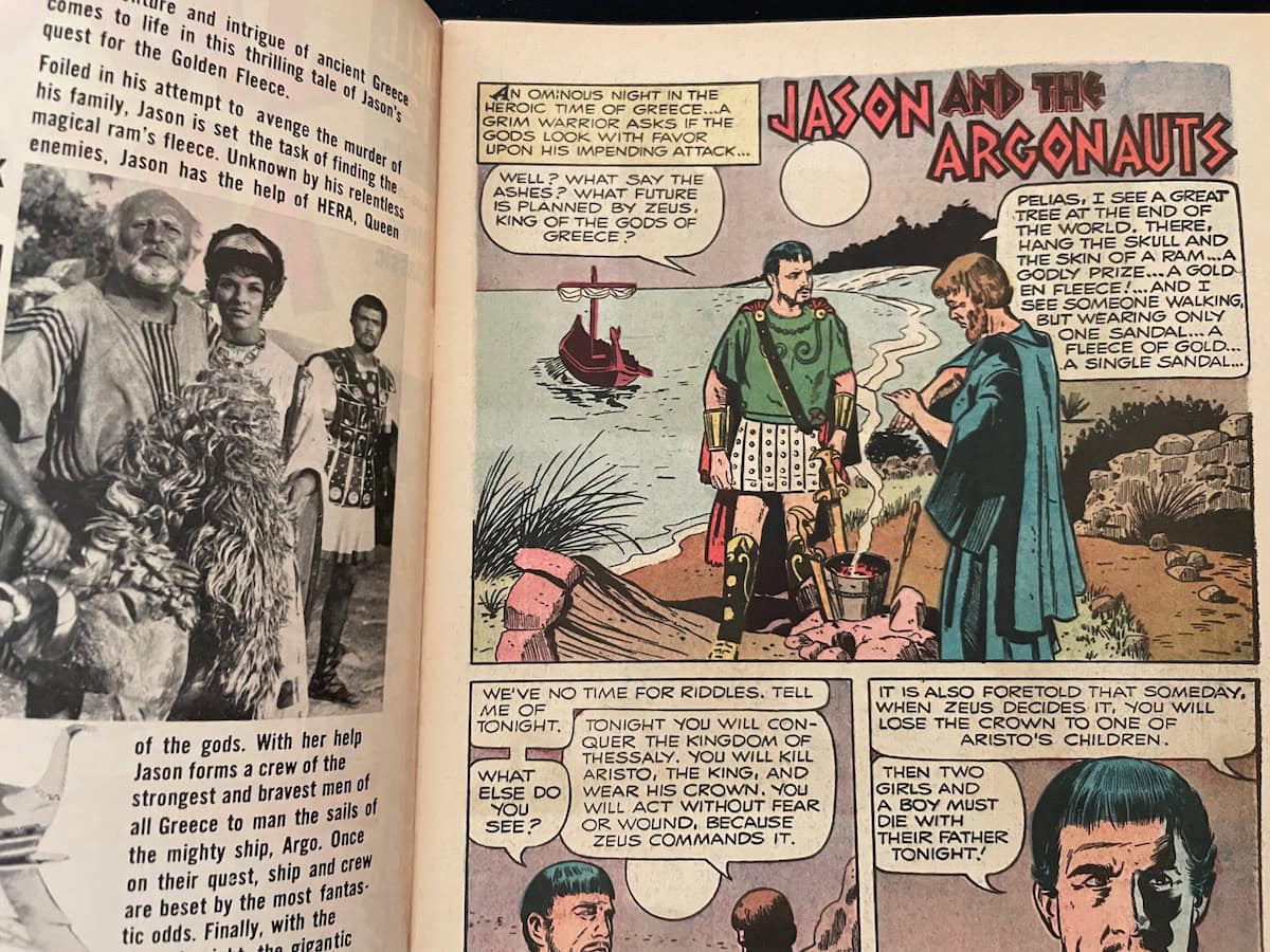 Jason and the Argonauts Dell Comic Beginning Pelias Prophecy