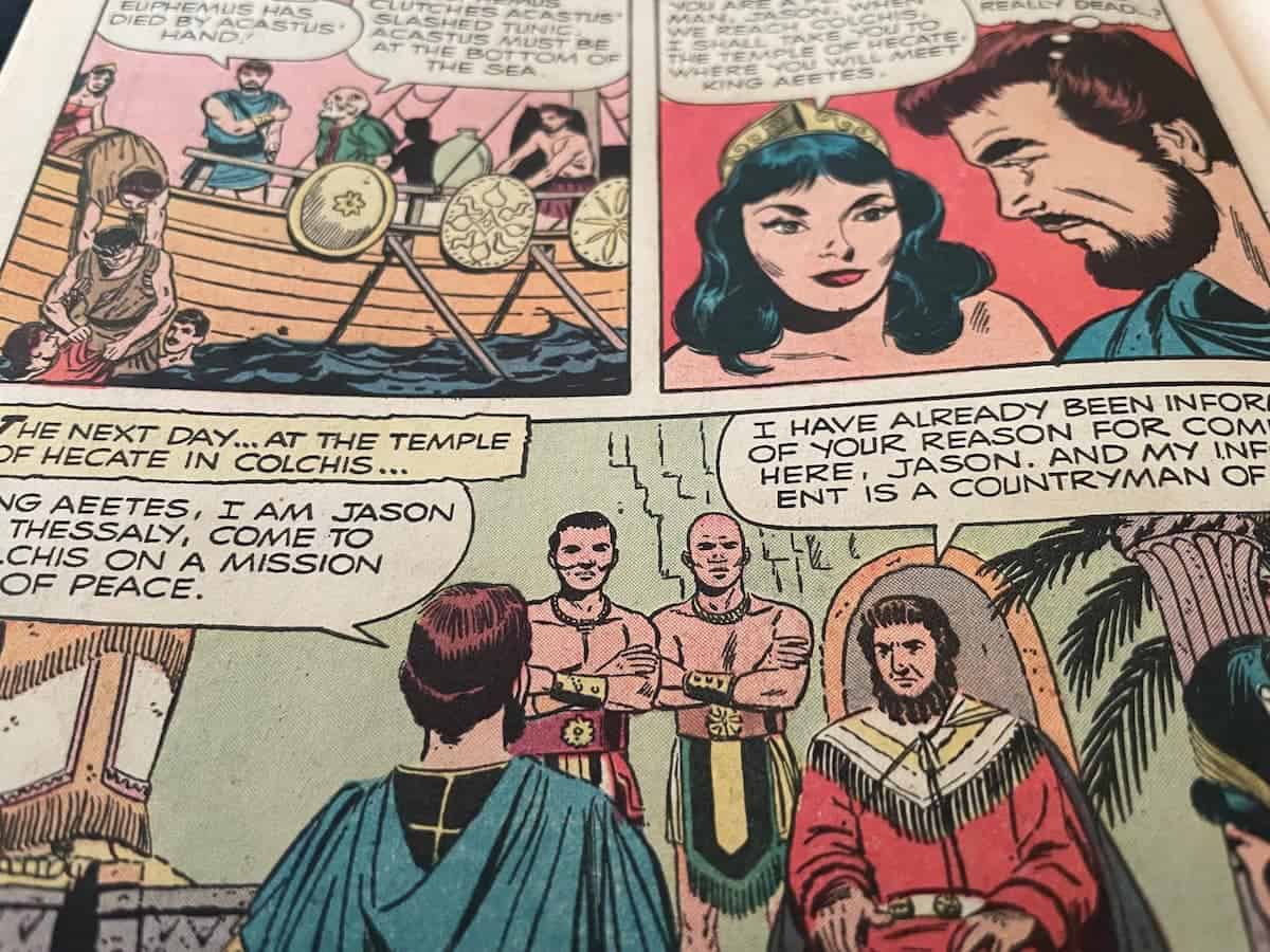 Jason and the Argonauts Dell Comic Medea King Aeetes