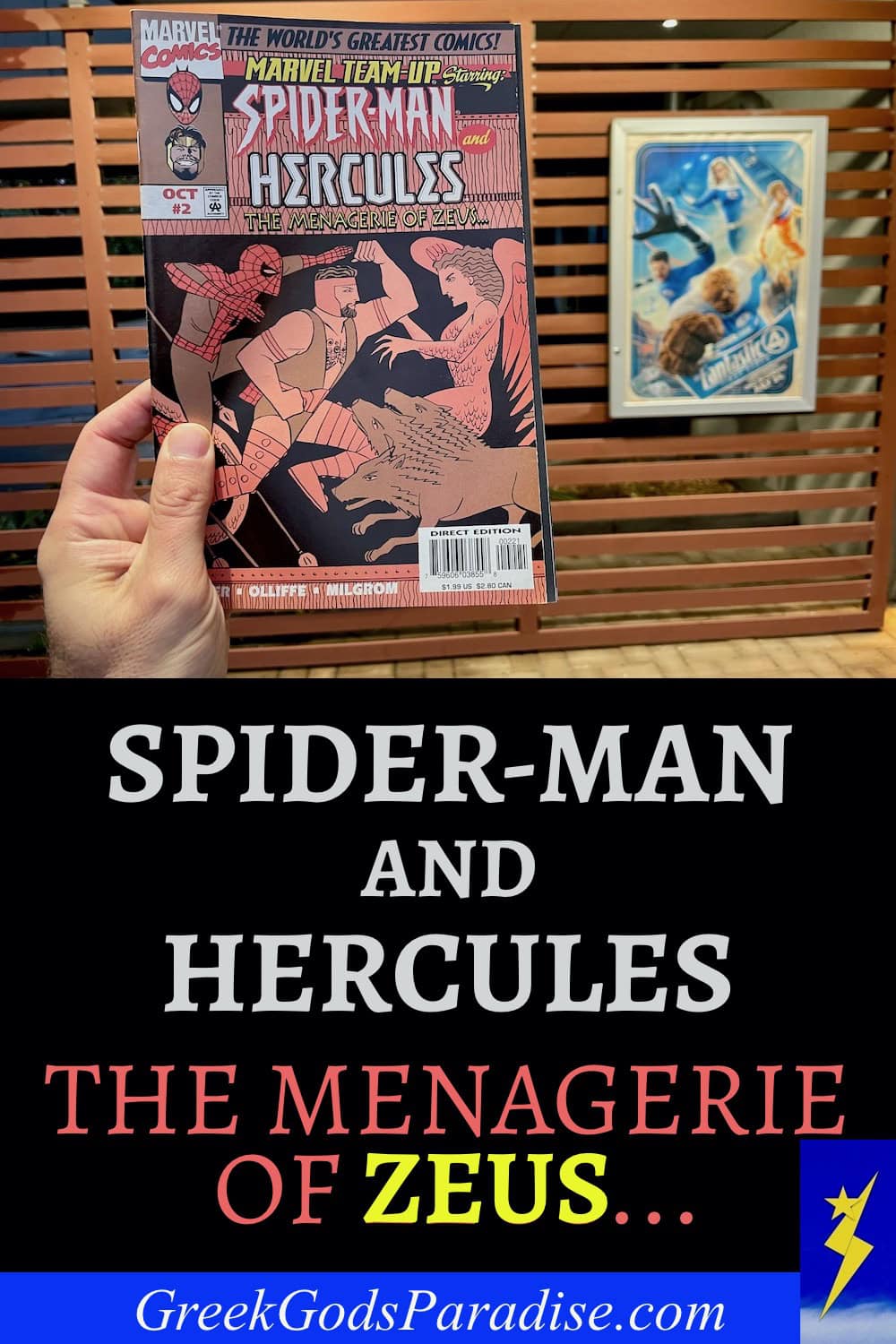 Spider-Man and Hercules The Menagerie of Zeus