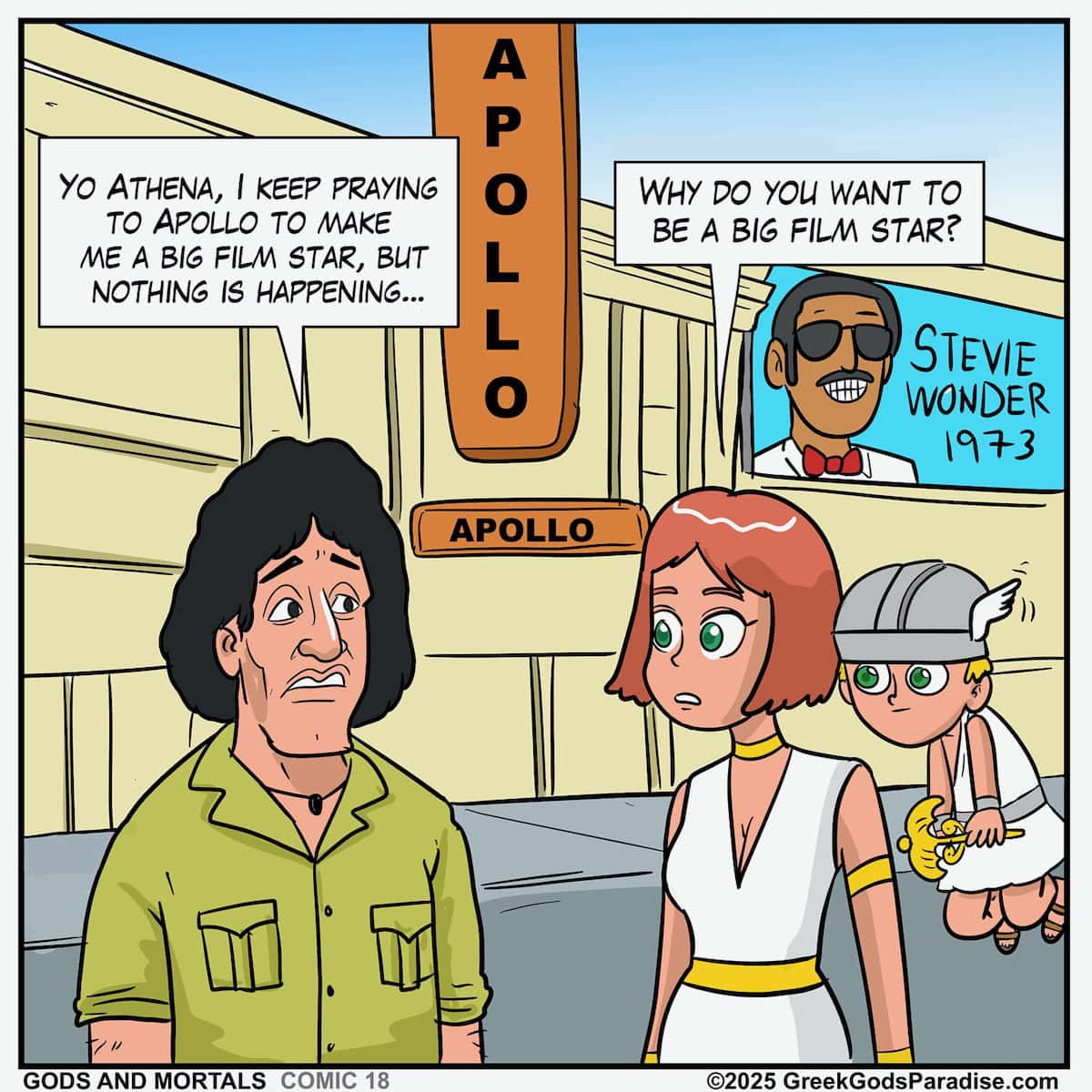 Sylvester Stallone Comic God Apollo