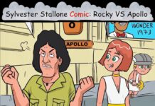 Sylvester Stallone Rocky Balboa VS Apollo Comic