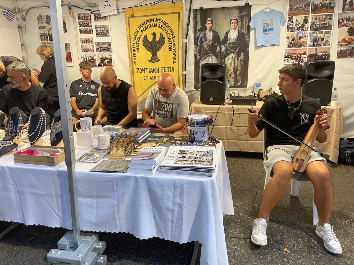 Antipodes Festival Greek Culture Stall Central Pontian Association