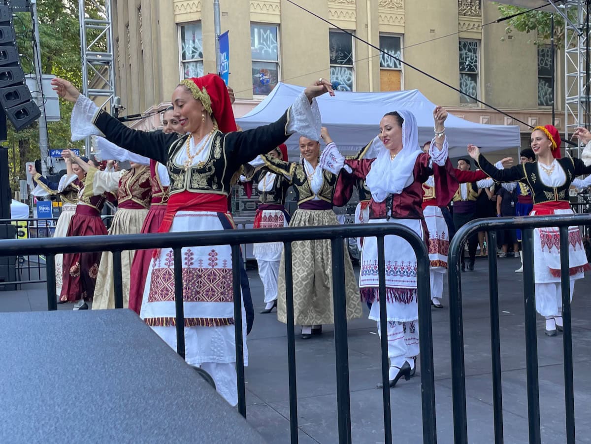Female Greek Dancers Antipodes Festival