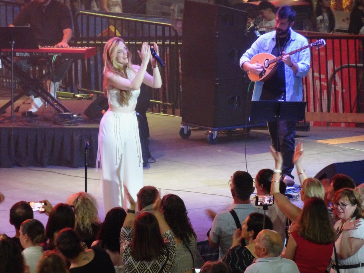 Female Greek Singer Bouzouki Player Antipodes Festival
