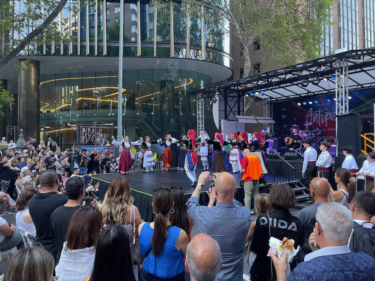 Greek Dance Performance Minor Stage Antipodes Festival