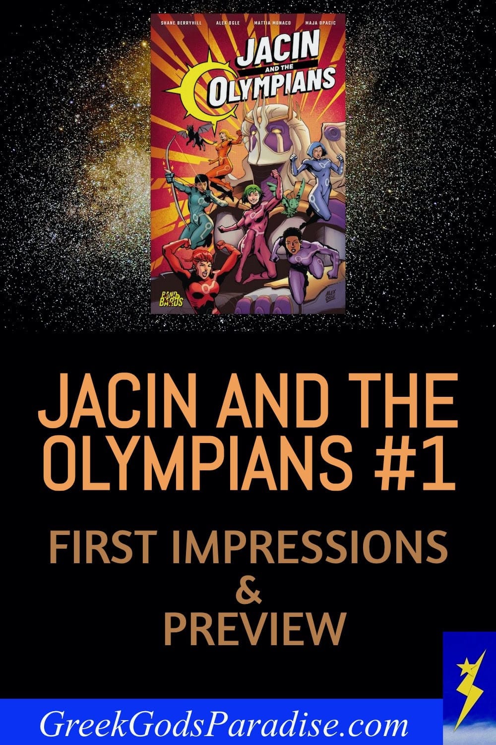 Jacin and the Olympians 1 Comic Preview