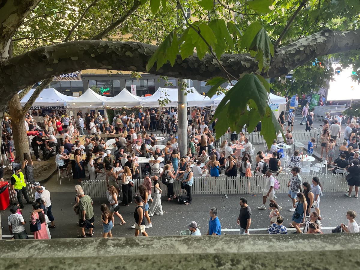 Lonsdale Street Food Drink Area Antipodes Festival