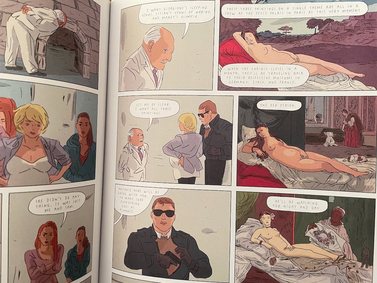 Olympia Comic Art Giorgione Sleeping Venus Titian Venus of Urbino Manet Olympia Paintings