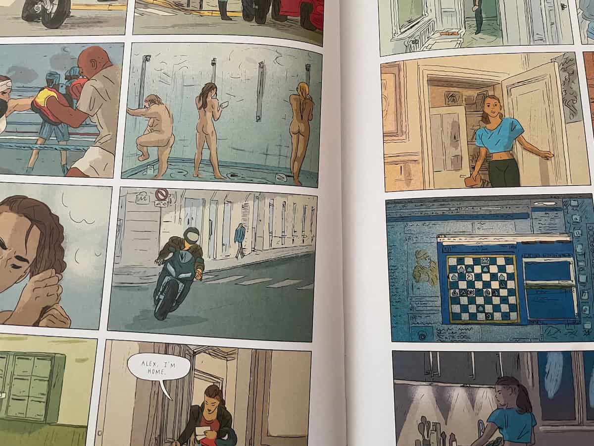 Olympia Comic Panels