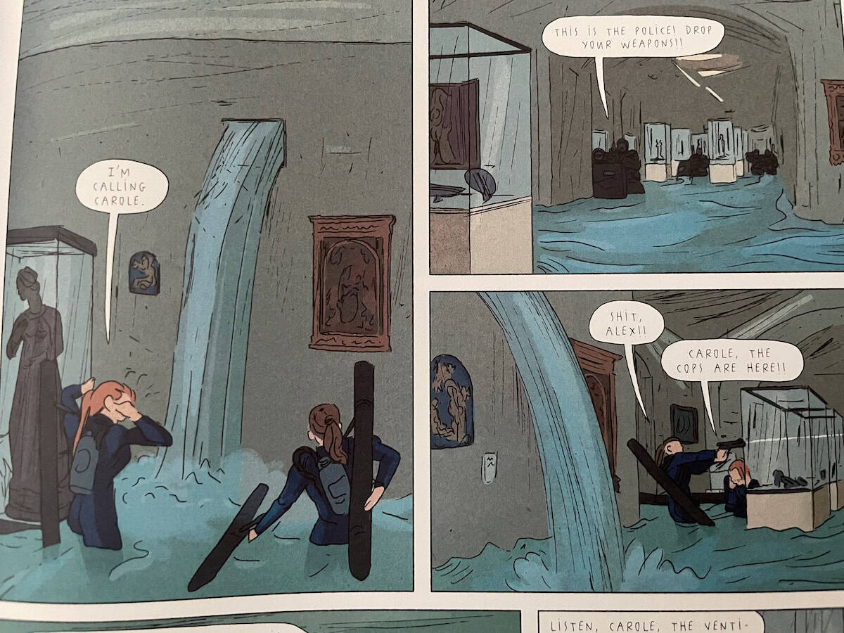 Olympia Police confront Art Thieves