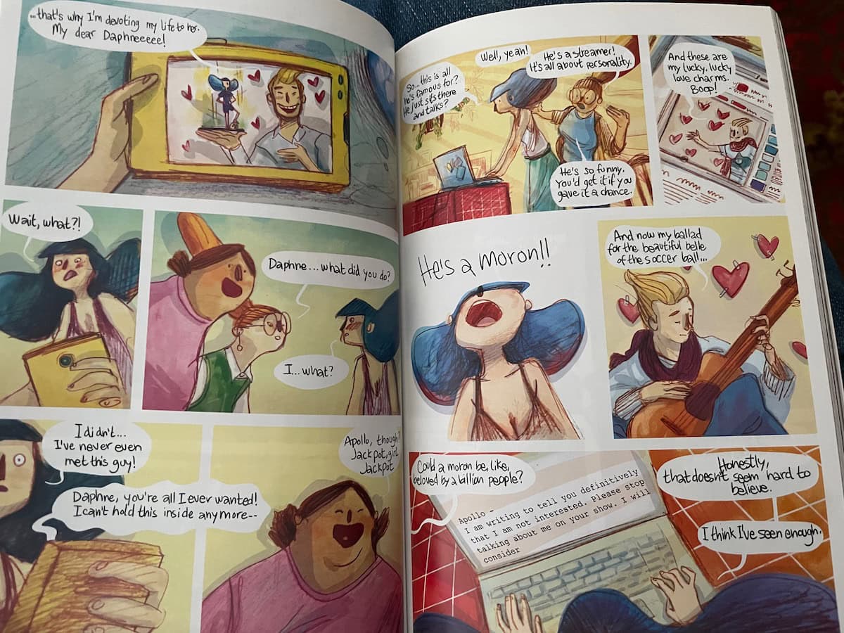 Once Upon A Time Machine Greek Gods Legends Apollo Daphne Comic