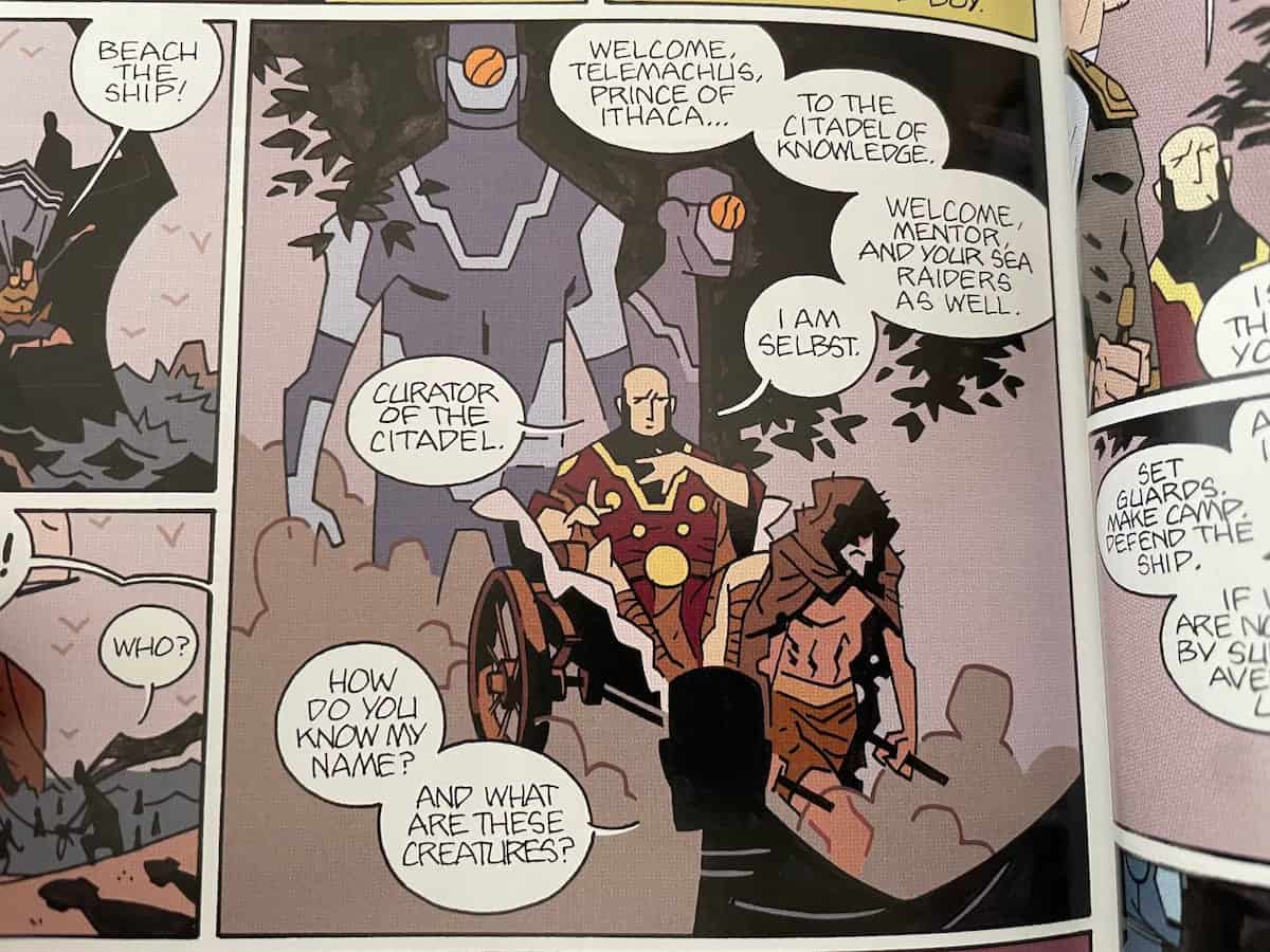 Once Upon A Time Machine Greek Gods Legends The Long Bow Telemachus Comic