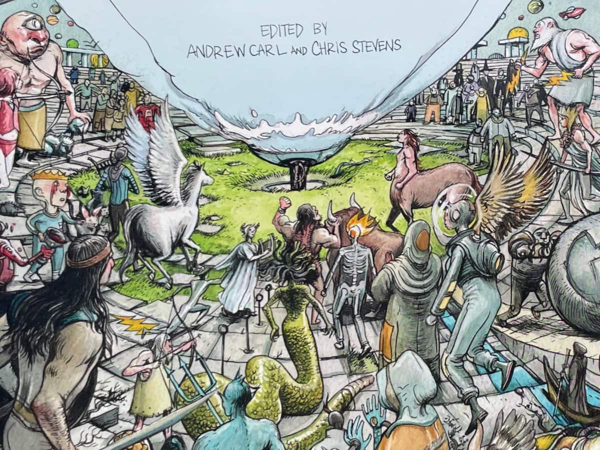 Once Upon A Time Machine Greek Gods and Legends Front Cover Illustrations