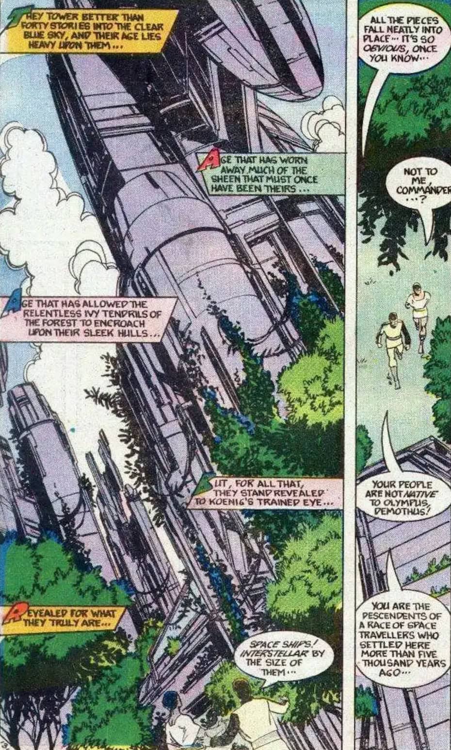Space: 1999 Comic - Temple of Apollo, Olympus