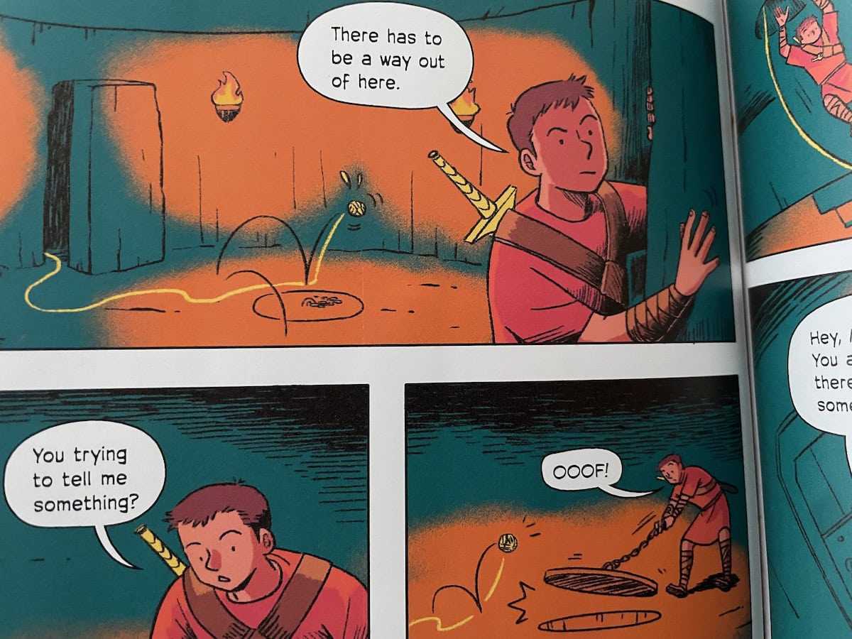 Theseus and the Minotaur Labyrinth Exploration