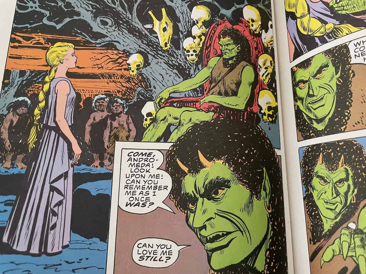 Clash of the Titans comic Andromeda Calibos