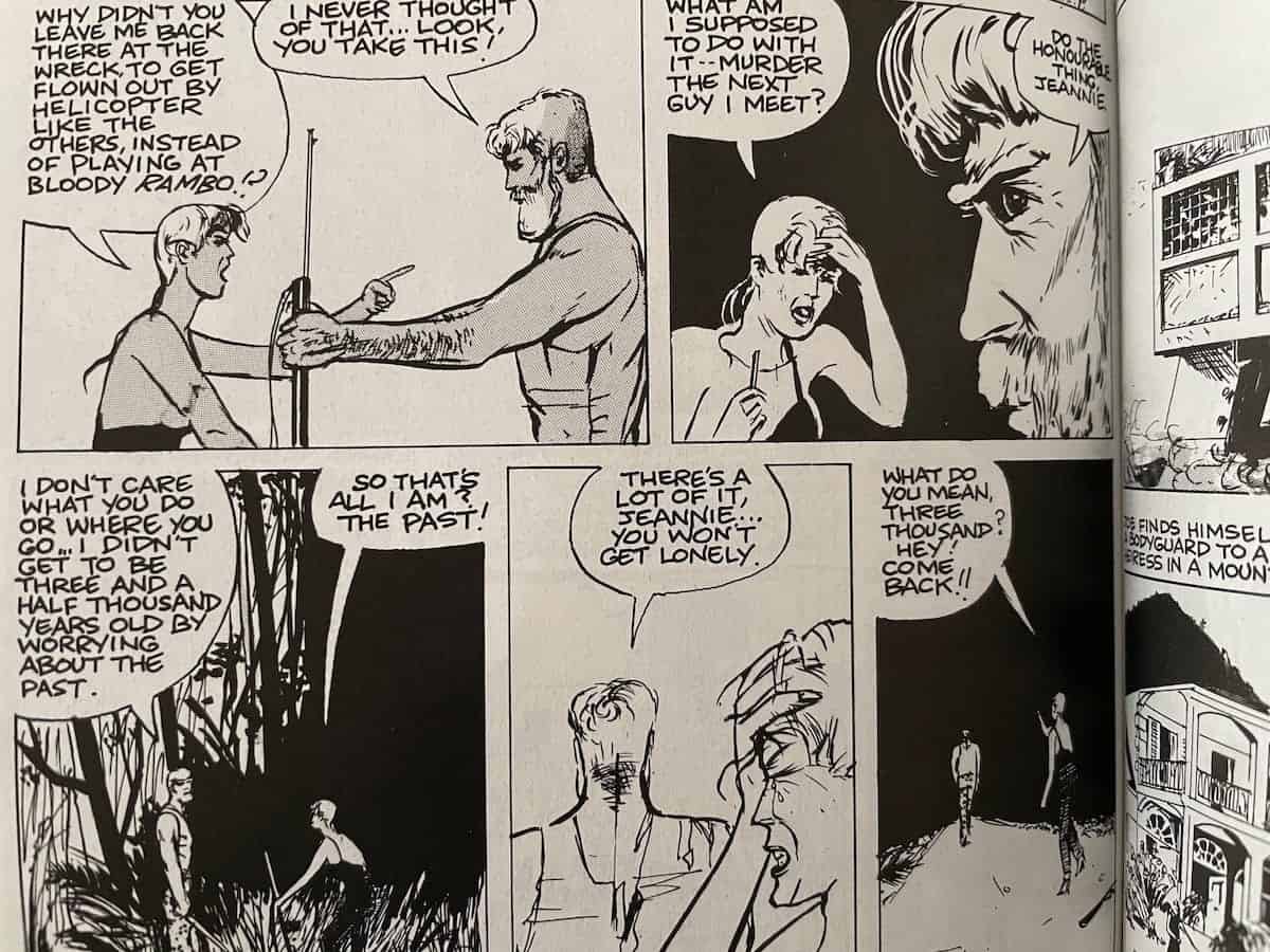 Joe Theseus dumping girlfriend Jeannie Jungle Scene