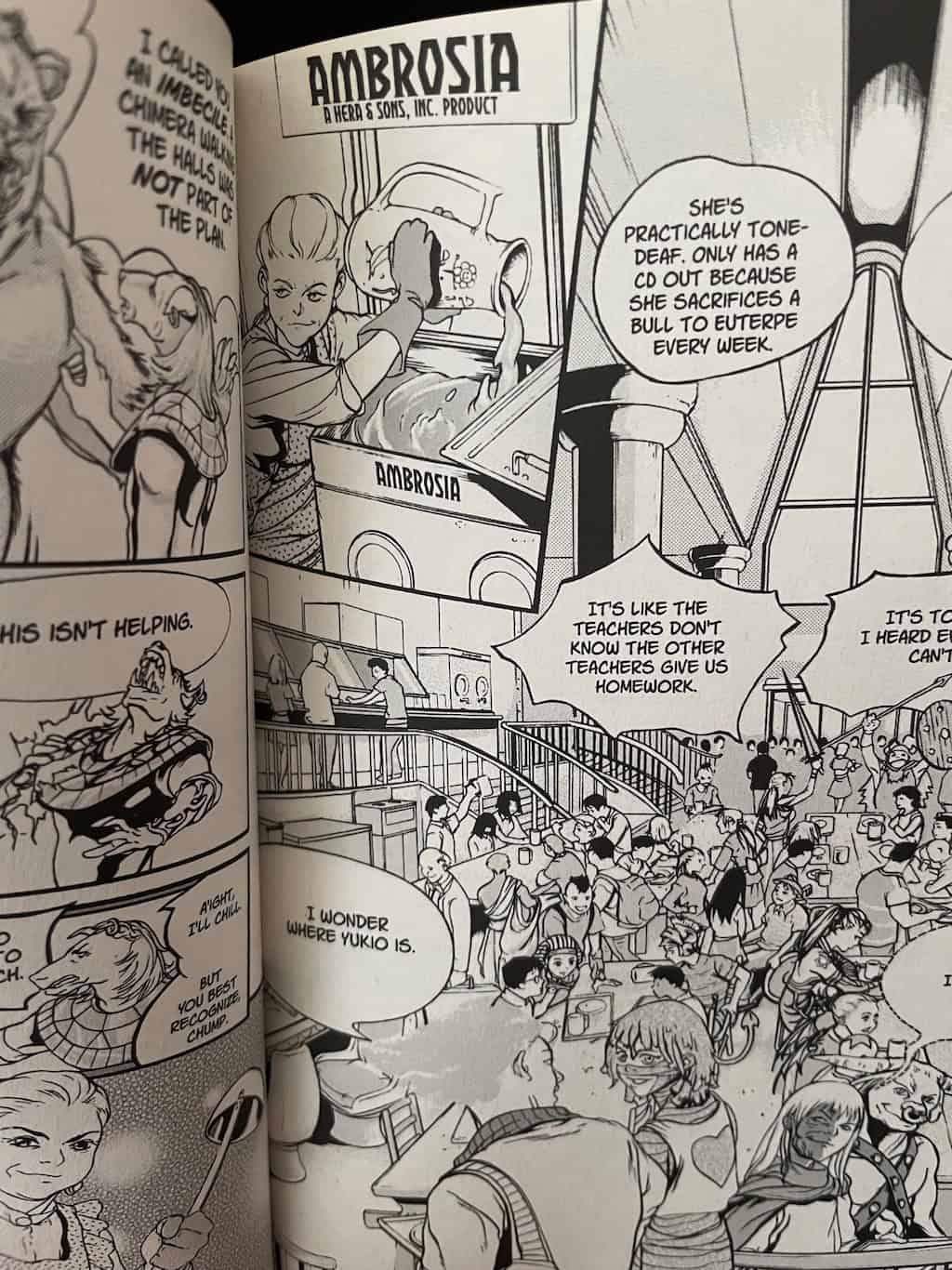 Pantheon High Volume 1 Ambrosia School Students