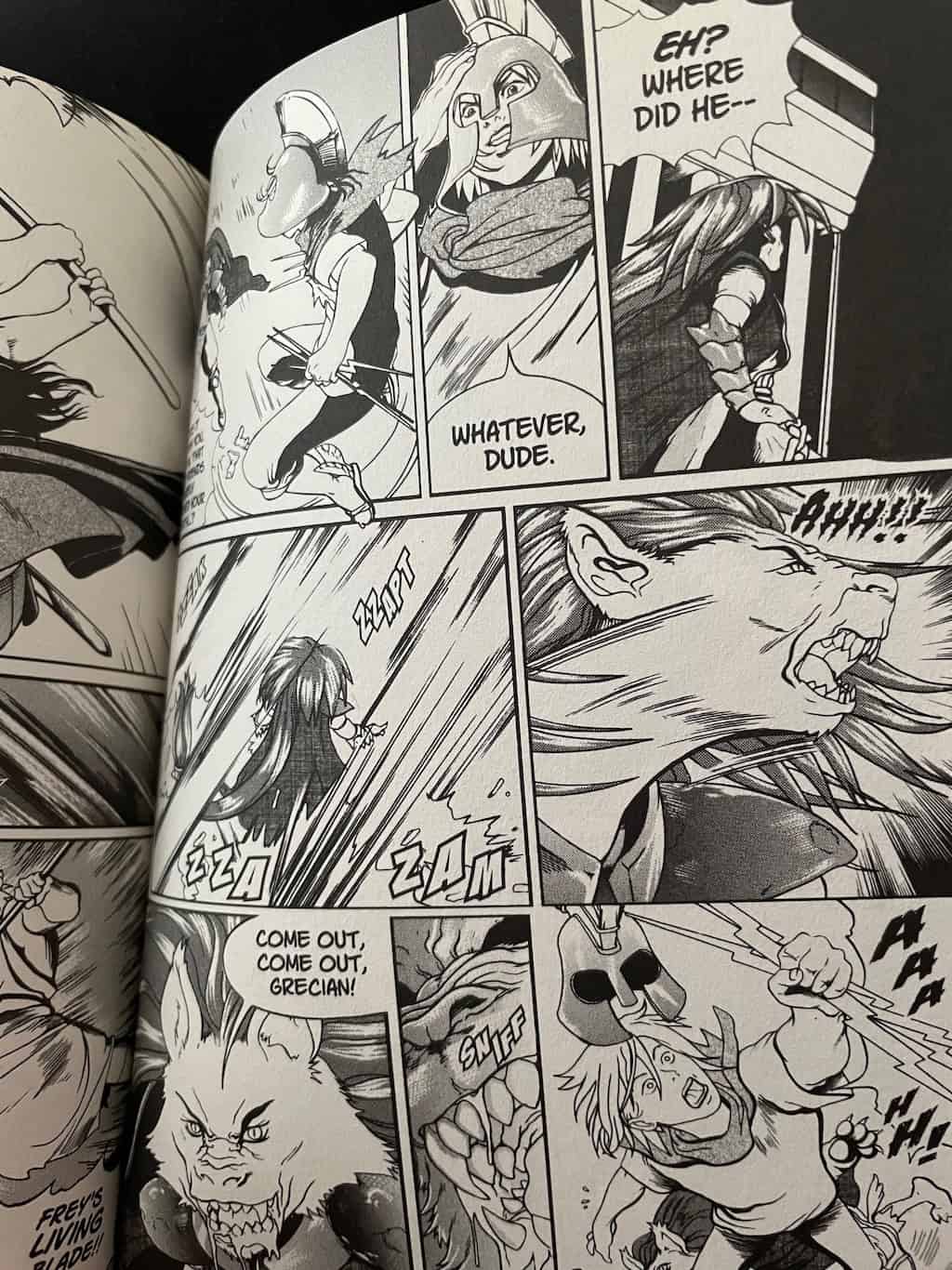 Pantheon High Volume 2 Griffin Pierce Son of Hades Battle