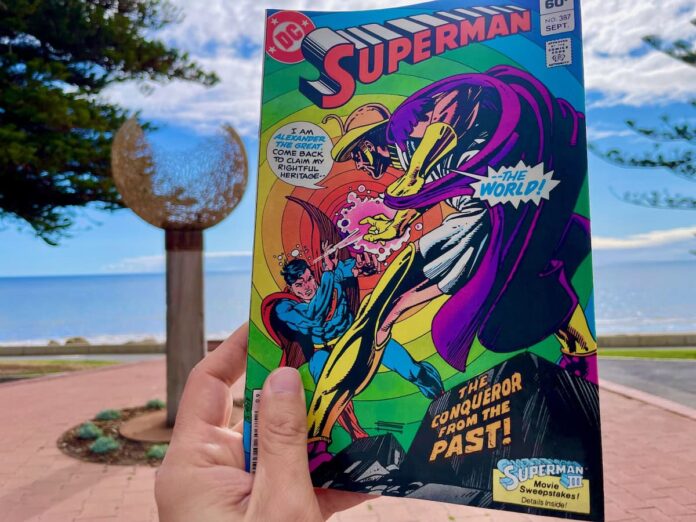 Superman Comic 387 Alexander the Great Conqueror from the Past