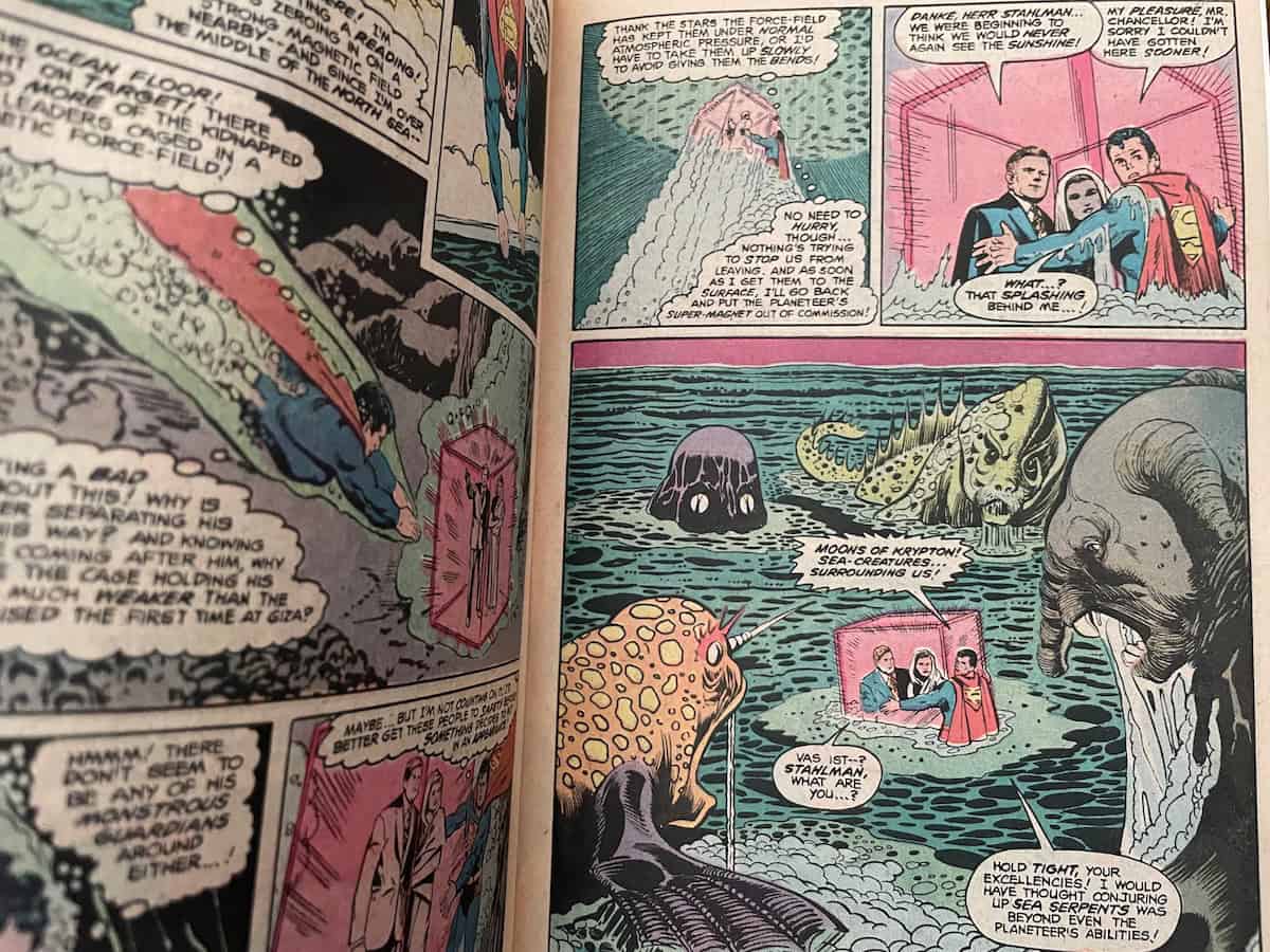 Superman Prisoners Sea Creatures