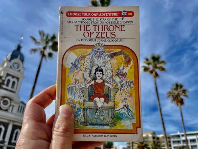 The Throne of Zeus Choose Your Own Adventure Book