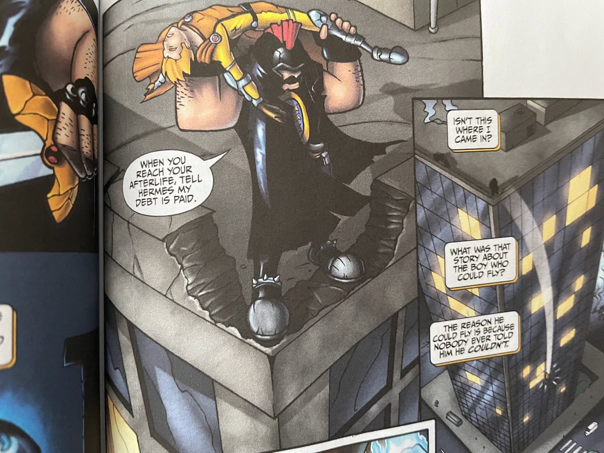 TidalWave Comics 9 Camelot and Zeus comic scene