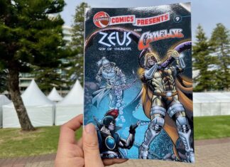 ZEUS and Camelot: TidalWave Comics #9 Review TidalWave Comics Presents 9 Camelot and Zeus comic book