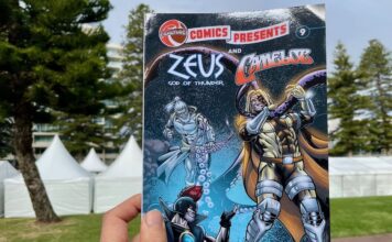 TidalWave Comics Presents 9 Camelot and Zeus comic book