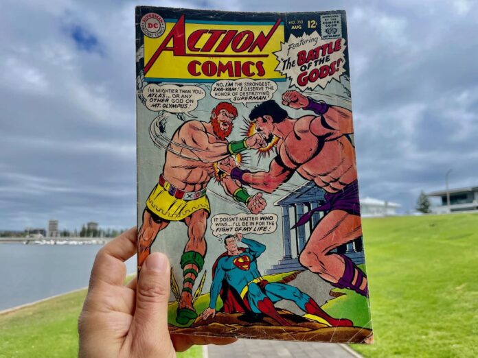 Action Comics 353 The Battle of the Gods Comic