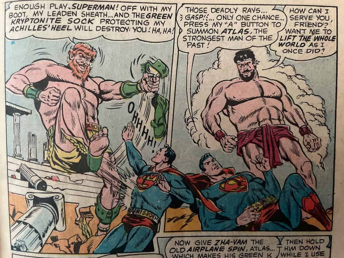 Atlas Action Comics 353 The Battle of the Gods