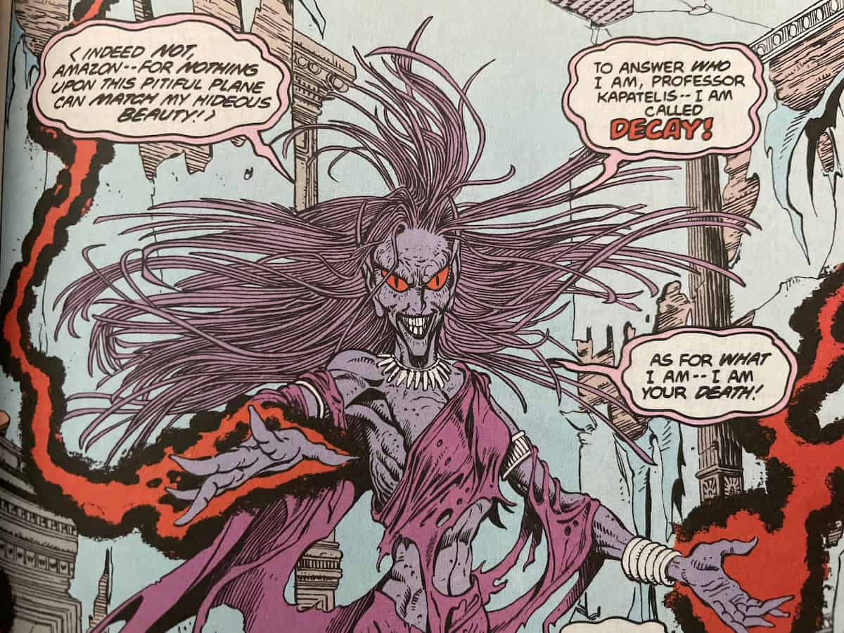 Decay Monster Wonder Woman Gods and Mortals