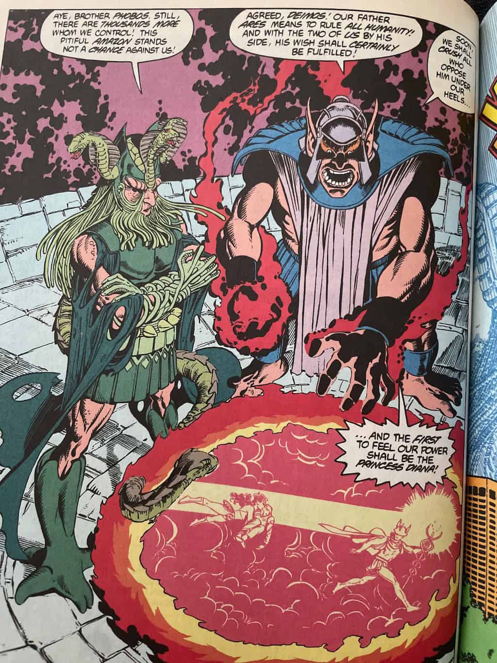 Deimos Phobos Wonder Woman Gods and Mortals