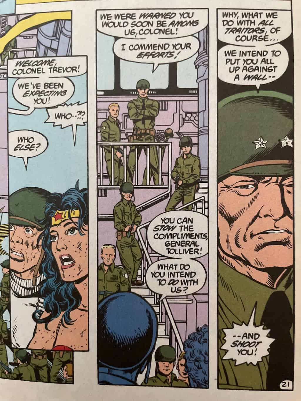 General Tolliver Wonder Woman Gods and Mortals