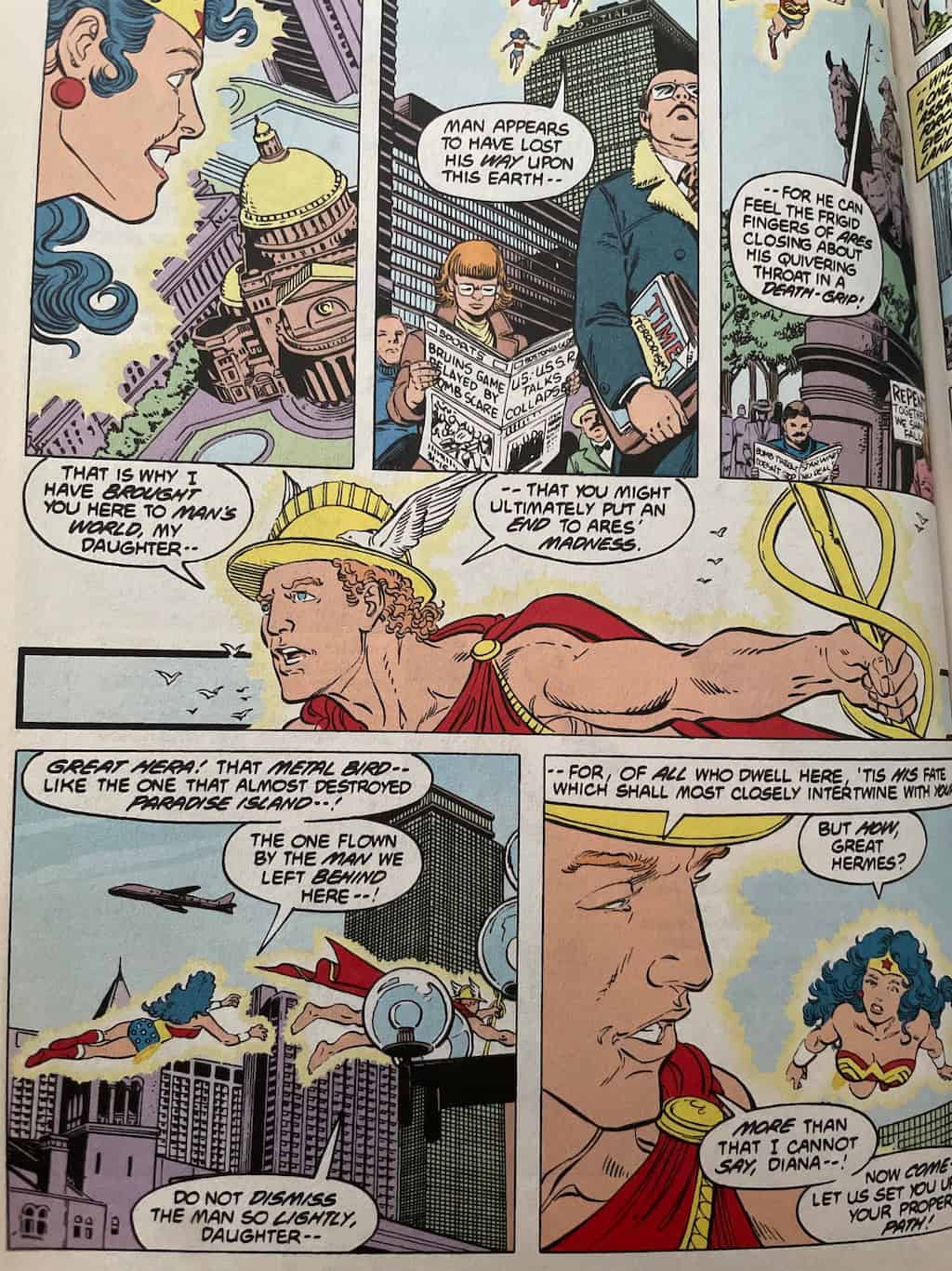 Hermes Wonder Woman Gods and Mortals