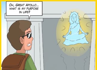 Oracle of Delphi Comic Pythia High Priestess Temple of Apollo