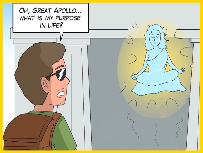 Oracle of Delphi Comic Pythia High Priestess Temple of Apollo
