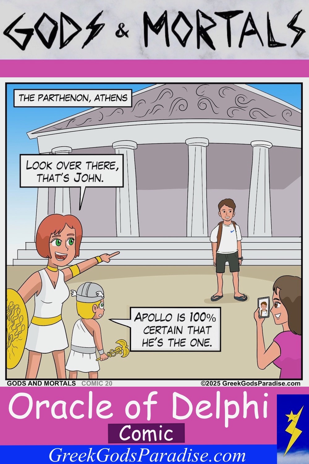 Oracle of Delphi Comic