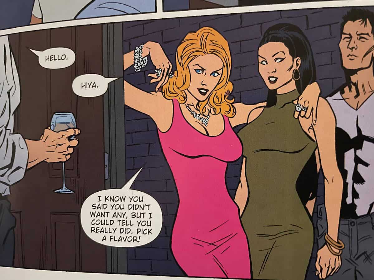 Pantheon Comic Temptation Scene