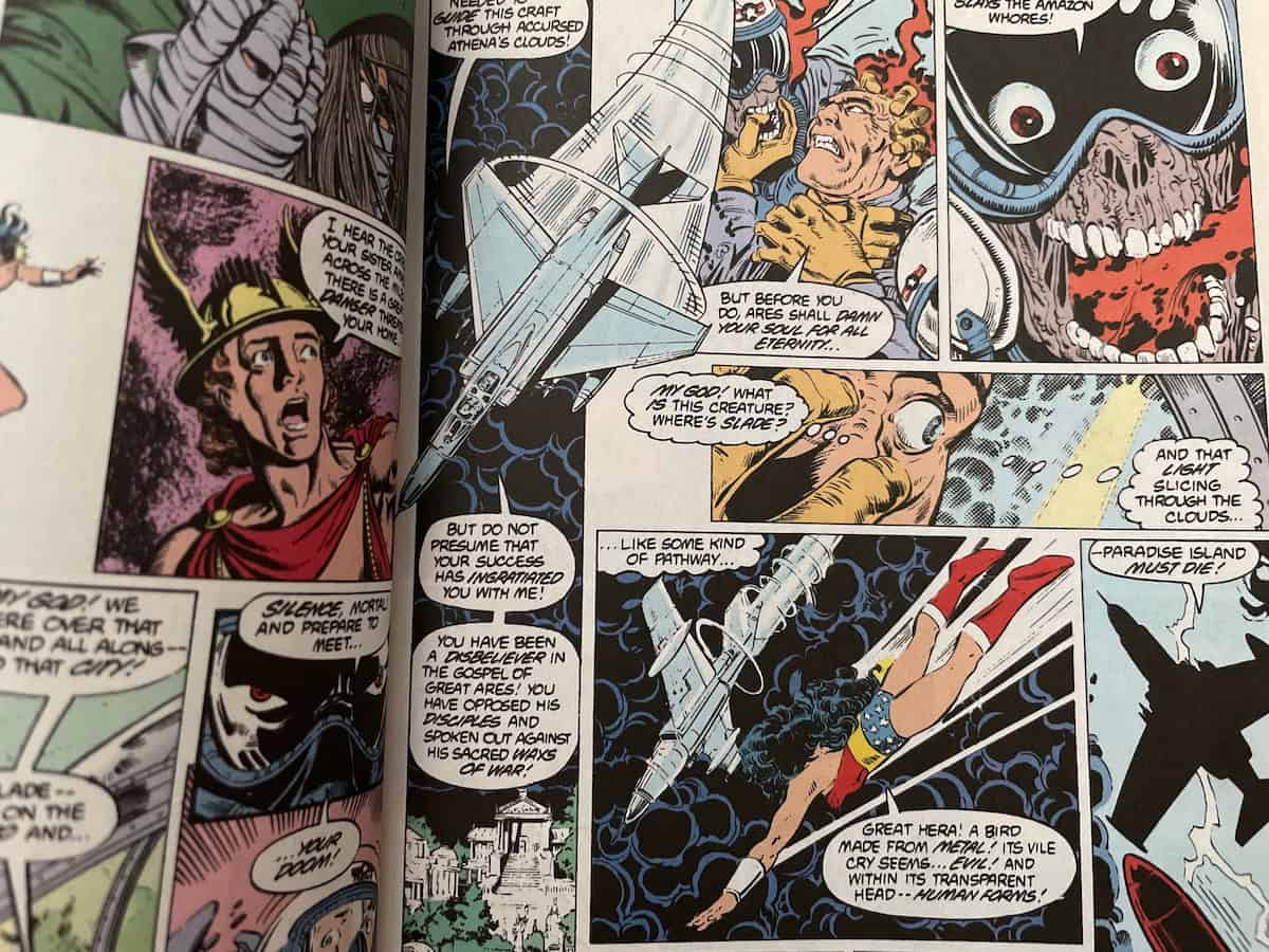 Wonder Woman Paradise Island Plane Fright