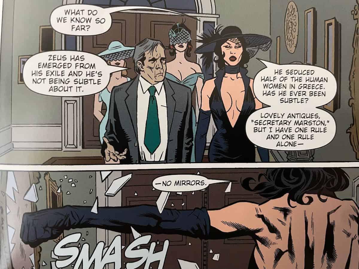 Zeus Return Pantheon Comic Scene